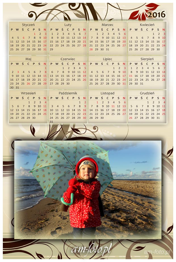 fotograf kozieglowy kalendarze 2016